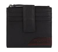 bugatti Corso DeLuxe Porte-monnaie Protection RFID Cuir 10 cm noir
