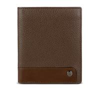 bugatti Due Petit Portefeuille Homme en Cuir avec Protection RFID Portefeuille avec Rabat Petit Cognac