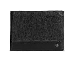 bugatti Due Porte-monnaie Protection RFID Cuir 12.5 cm noir
