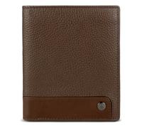 bugatti Due Porte-monnaie Protection RFID Cuir 9 cm brun