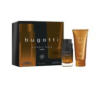 BUGATTI DYNAMIC MOVE AMBER 100ML EDT SPRAY + 200ML GEL DOUCHE COFFRET CADEAU ...