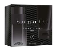 BUGATTI DYNAMIC MOVE NOIR 100 ML EDT SPRAY + 200 ML GEL DOUCHE COFFRET...