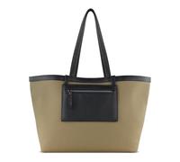 bugatti Elena Sac cabas, grande taille, avec protection antivol et pochette supplémentaire pour ordinateur portable 15", camel