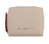 bugatti Ella Petit Portefeuille Femme - Porte-Monnaie en Cuir Synthétique, Compact et Élégant - Beige