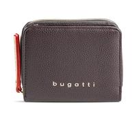 bugatti Ella Petit Portefeuille Femme - Porte-Monnaie en Cuir Synthétique, Compact et Élégant - Marron