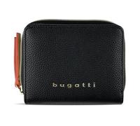 bugatti Ella Petit Portefeuille Femme - Porte-Monnaie en Cuir Synthétique, Compact et Élégant - Noir