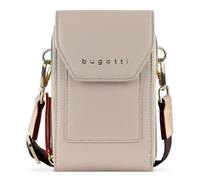 bugatti Ella portefeuille bandoulière pour femme avec compartiment smartphone, portefeuille en cuir synthétique, beige