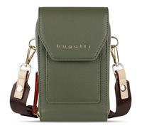 bugatti Ella portefeuille bandoulière pour femme avec compartiment smartphone, portefeuille en cuir synthétique, olive