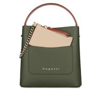 bugatti Ella sac à bandoulière avec porte-monnaie supplémentaire - petit sac à main en similicuir, vert olive