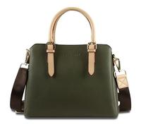 bugatti Ella Sac à main pour femme, sac bowling de taille moyenne en similicuir, olive