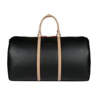 bugatti Ella Sac de Voyage Taille L en Simili Cuir - Sac de Week-End spacieux et élégant avec bandoulière, Noir