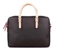bugatti Ella Sacoche business 15 pouces, sacoche en similicuir avec compartiment pour ordinateur portable, marron