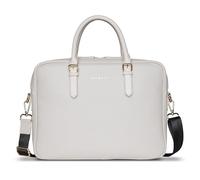 bugatti Ella Sacoche business 15 pouces en cuir synthétique Saffiano, compartiment pour ordinateur portable - Beige