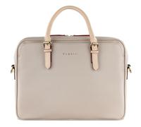 bugatti Ella Sacoche business 15 pouces, sacoche en similicuir avec compartiment pour ordinateur portable, beige