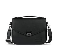 bugatti Elsa Classic Bag en cuir pour femme, sac à main pour femme avec bandoulière, noir
