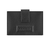 bugatti Elsa Porte-Cartes en Cuir de Vachette, Porte-Cartes à Compartiments en Noir