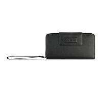 bugatti Elsa Portefeuille zippé XL avec Protection RFID, Porte-Monnaie en Cuir, Noir