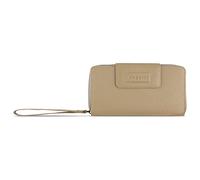 bugatti Elsa Portefeuille zippé XL avec Protection RFID, Porte-Monnaie en Cuir, Sable