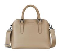 bugatti Elsa Sac à main femme en cuir, sac à poignée avec bandoulière supplémentaire, sable