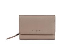 bugatti Emilia Portefeuille Femme en Cuir avec Rabat, Protection RFID, Sable