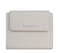 bugatti Emilia Portefeuille Femme Compact en Cuir avec Protection RFID, crème