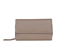 bugatti Emilia Portefeuille Femme en Cuir avec Rabat et Fermeture éclair, Protection RFID, Sable