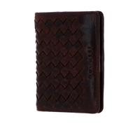 bugatti Étui pour carte de crédit marron pour homme - Woven Cardcase With Note Compartment British Tan 104867