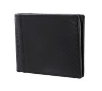bugatti Étui pour carte de crédit noir en cuir pour homme - Comet Wallet With Flap S 104862