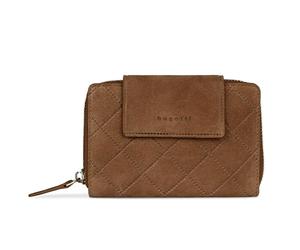 bugatti Fabia Portefeuille en Cuir pour Femmes, à Fermeture éclair avec Protection RFID, Cognac