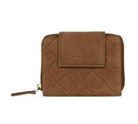 bugatti Fabia Portefeuille Femme à Fermeture éclair avec Protection RFID, en Cuir, Cognac