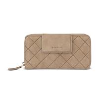 bugatti Fabia Portefeuille Long Femme en Cuir, Grand Portefeuille avec Protection RFID, Sable
