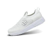 bugatti Femme 445-aqh60 Mocassin, Blanc métallisé, 40 EU