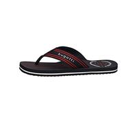 bugatti Herren Flato Slipper, Black, 44 EU Weit