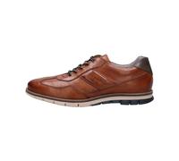 Bugatti Baskets homme Simone à lacets, cuir finition à la main, cognac Taille 44