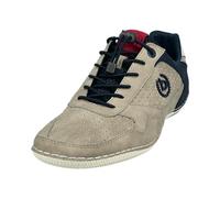 bugatti Homme Baskets décontractées à Semelle Souple, Chaussures à Lacets avec Mousse à mémoire de Forme, Lacets élastiques, Taupe, 41 EU