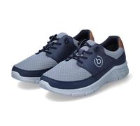 bugatti Homme Baskets en Mesh, Baskets Respirantes, Lacets élastiques, Bleu Foncé Bleu, 42 EU