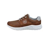 bugatti Homme Baskets en Mesh, Baskets Respirantes, Lacets élastiques, Cognac, 42 EU