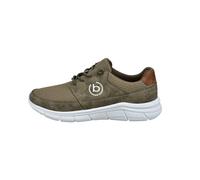 bugatti Homme Baskets en Mesh, Baskets Respirantes, Lacets élastiques, Vert Clair, 41 EU