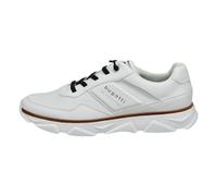 bugatti Homme Baskets Sportives avec Mousse à mémoire de Forme, Lacets élastiques, Blanc, 42 EU
