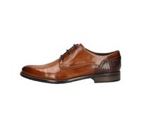 bugatti Homme Business Halbschuh mit Eleganter Linienführung à Lacets, Cognac, 43 EU