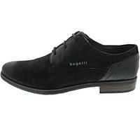 bugatti Homme Business Halbschuh mit Eleganter Linienführung à Lacets, Noir, 42 EU