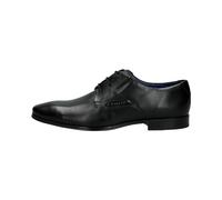 bugatti Homme Chaussure Basse Business en Cuir de Haute qualité, Derby au Design Minimaliste, Noir 2, 41 EU