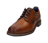 bugatti Homme Chaussures Business en Cuir avec imprégnation Longue durée et Coupe Extra-Large, Cognac3, 41 EU