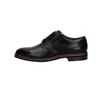 bugatti Homme Chaussures Business en Cuir avec imprégnation Longue durée et Coupe Extra-Large, Noir, 43 EU