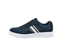 bugatti Homme Cleaner Capsole Sneaker mit Logo an der Seite Basket, Dark Blue 4100, 44 EU