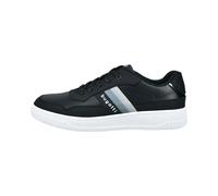 bugatti Homme Cleaner Capsole Sneaker mit Logo an der Seite Basket, Noir 1000, 41 EU