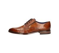 bugatti Homme Derby-schnürschuh mit Geprägten Elementen à Lacets, Cognac, 42 EU Large