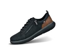 bugatti Homme Klassischer Sneaker mit Einer Leichten Sohle und Zipper Basket, Noir, 43 EU