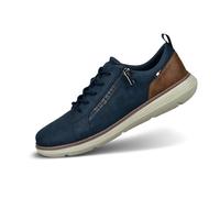 bugatti Homme Klassischer Sneaker mit Einer Leichten Sohle und Zipper Mocassin, Bleu foncé, 44 EU