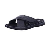 bugatti Homme Mules d'été en Cuir et Textile, Noir, 44 EU